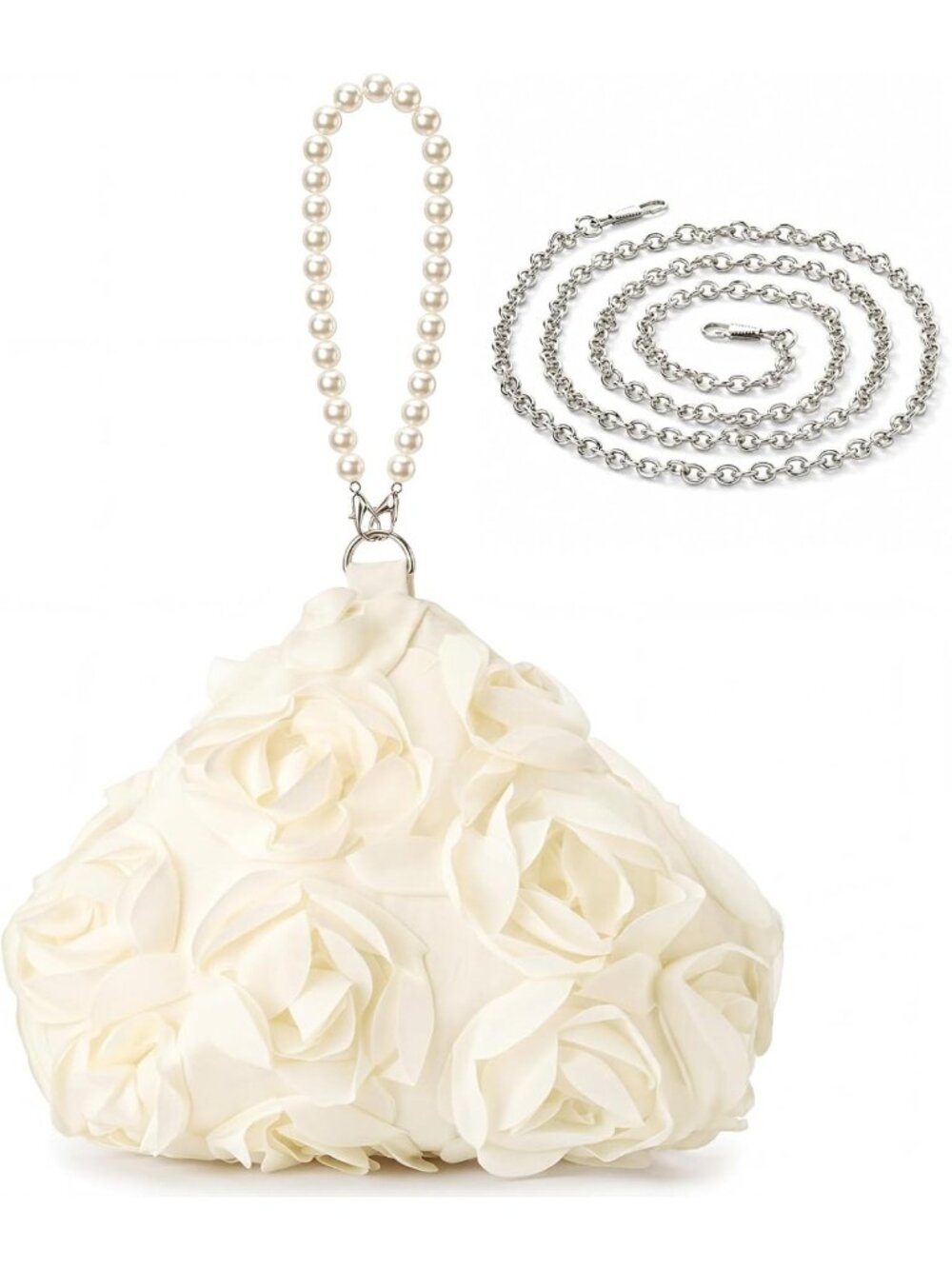 Elegant Floral Clutch Purse for Women | Formal Evening Bag for Weddings